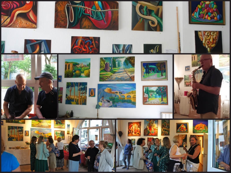Ausstellungseröffnung, Impressionen