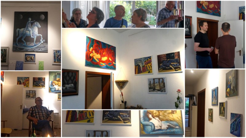 Ausstellungseröffnung, Impressionen