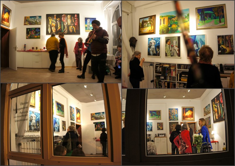 Ausstellungseröffnung, Impressionen