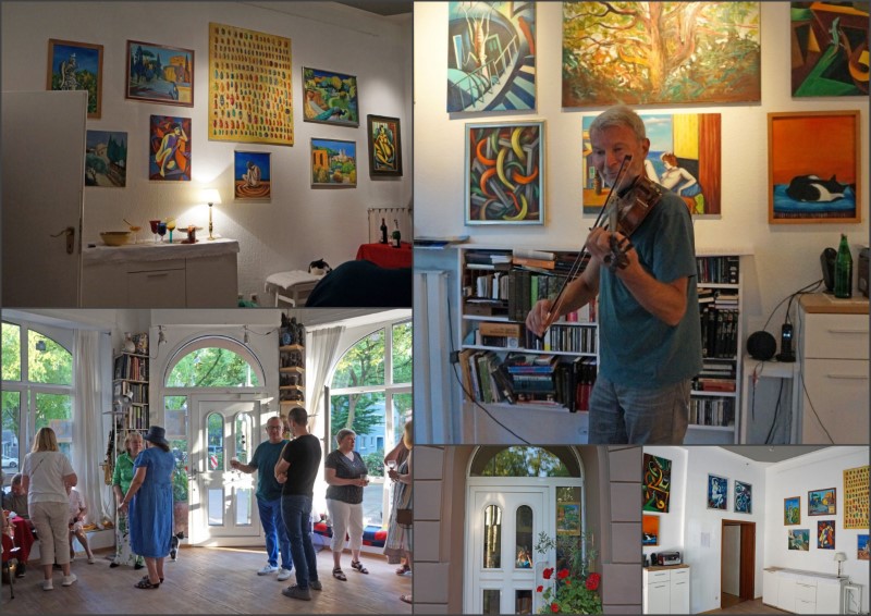 Ausstellungseröffnung, Impressionen
