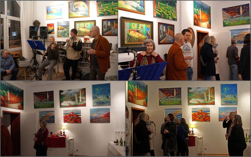 Ausstellungseröffnung, Impressionen