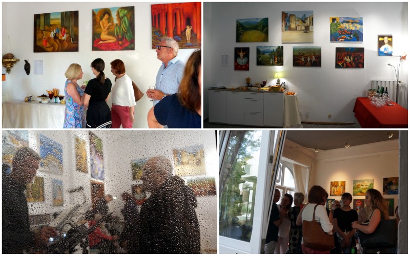 Ausstellungseröffnung, Impressionen
