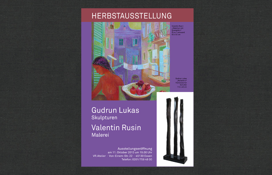 Ausstellungsankündigung – Herbstausstellung
